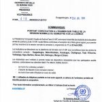 COMMUNIQUÉ PORTANT CONVOCATION A L’EXAMEN SUR TABLE DE LA SESSION NORMALE DU SEMESTRE 4 DE LA LICENCE
