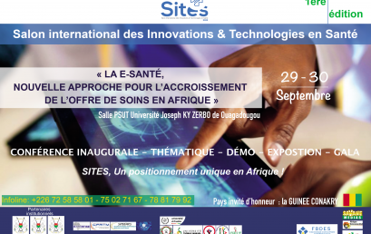 1ère édition du Salon international des innovations et technologies en santé (SITES)