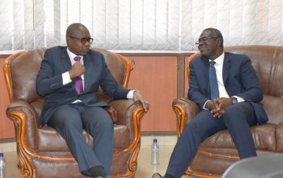 Visite du Directeur Général de l’Université Virtuelle de la Côte d’Ivoire (UVCI)