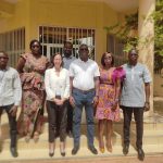 Visite du Centre de Recherches pour le Développement International (CRDI) à l’Université Virtuelle du Burkina Faso (UV-BF).