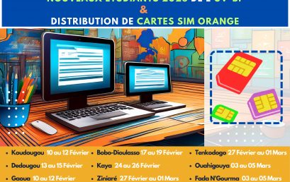 Sessions d’Assistance et Distribution de Cartes SIM pour les Étudiants de l’UV-BF