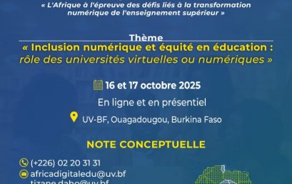 AfricaDigitalEdu 2025 : lancement officiel de la 3e édition du colloque scientifique international sur l’éducation numérique en Afrique